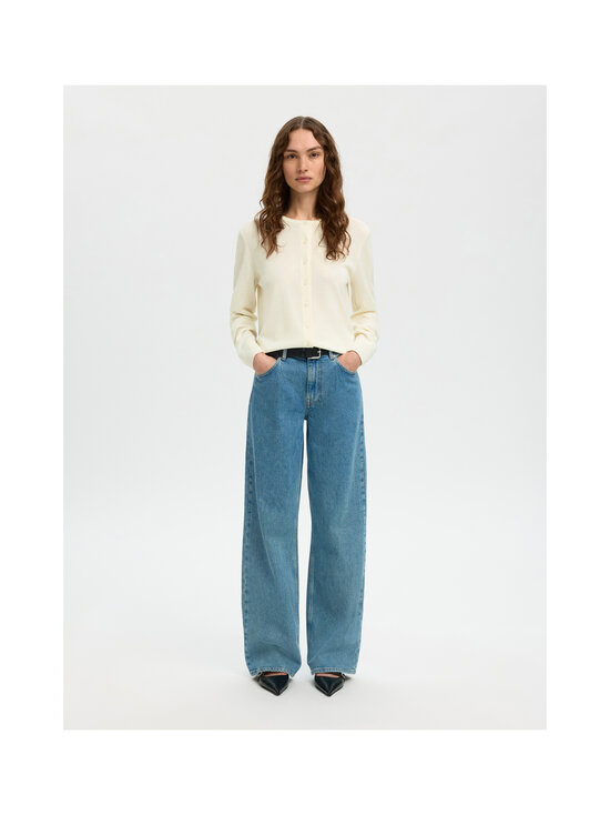 Selected - Meriinovillane kardigan SlfThea - EGRET | Stockmann - photo 2