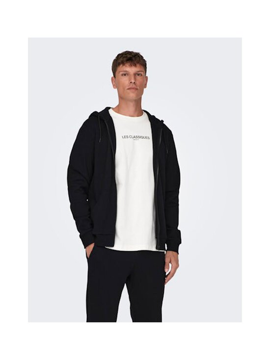 Only & Sons - Onsceres Zip Through jaka ar kapuci - BLACK - photo 4 Only & Sons - Onsceres Zip Through jaka ar kapuci - BLACK | Stockmann - photo 4