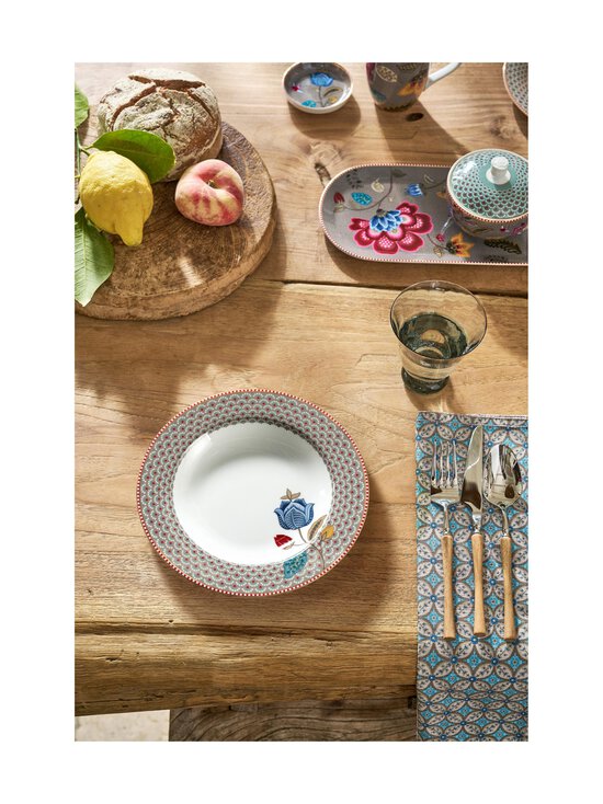 PIP Studio - Blooming Tales - syvä posliinilautanen 21,5 cm - KHAKI | Stockmann - photo 3