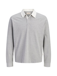 Jack & Jones - JorSalamanco Rugby polo krekls - LIGHT GREY MELANGE | Stockmann