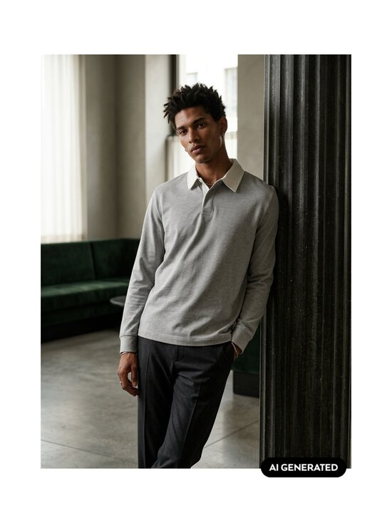 Jack & Jones - JorSalamanco Rugby polo krekls - LIGHT GREY MELANGE | Stockmann - photo 5