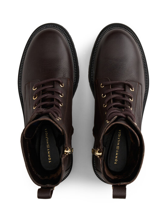 Tommy Hilfiger - Plaque Pebble Lace Warm -nilkkurit - BCR CHARRED WOOD | Stockmann - photo 2