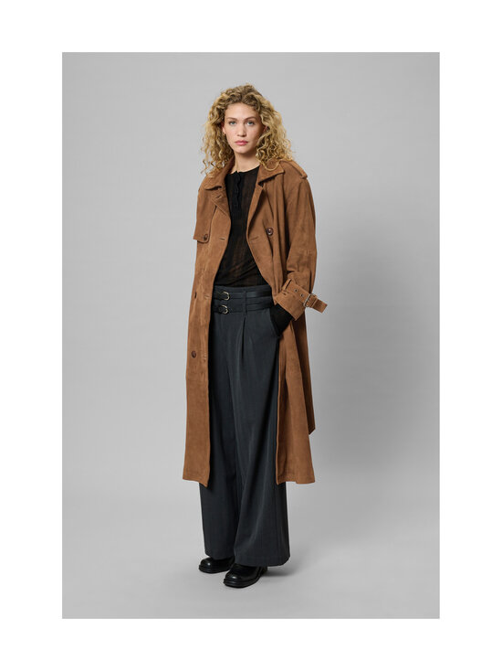 MY ESSENTIAL WARDROBE - Seemisnahkne trentšmantel TaraMW - 130 COGNAC | Stockmann - photo 3