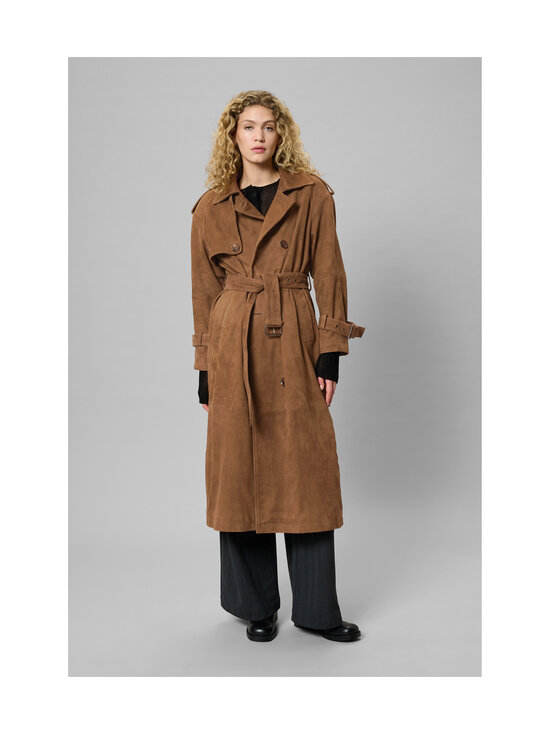 MY ESSENTIAL WARDROBE - Seemisnahkne trentšmantel TaraMW - 130 COGNAC | Stockmann - photo 6