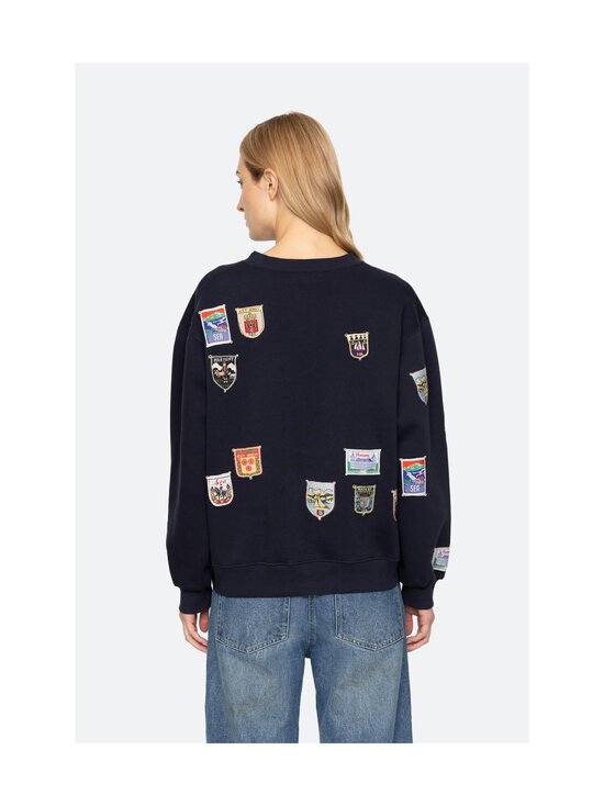Sea NY - DAVIS PATCHWORK CREW NECK SWEATSHIRT Sea NY - NAVY | Stockmann - photo 5
