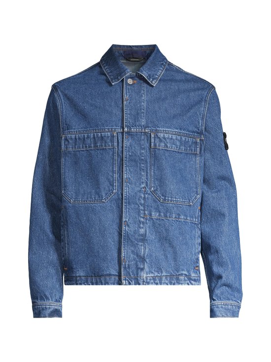 Stone Island - Biker-farkkutakki - VJ202 BLUE MEDIUM WASH | Stockmann - photo 1