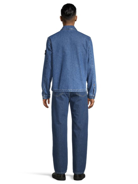 Stone Island - Biker-farkkutakki - VJ202 BLUE MEDIUM WASH | Stockmann - photo 4