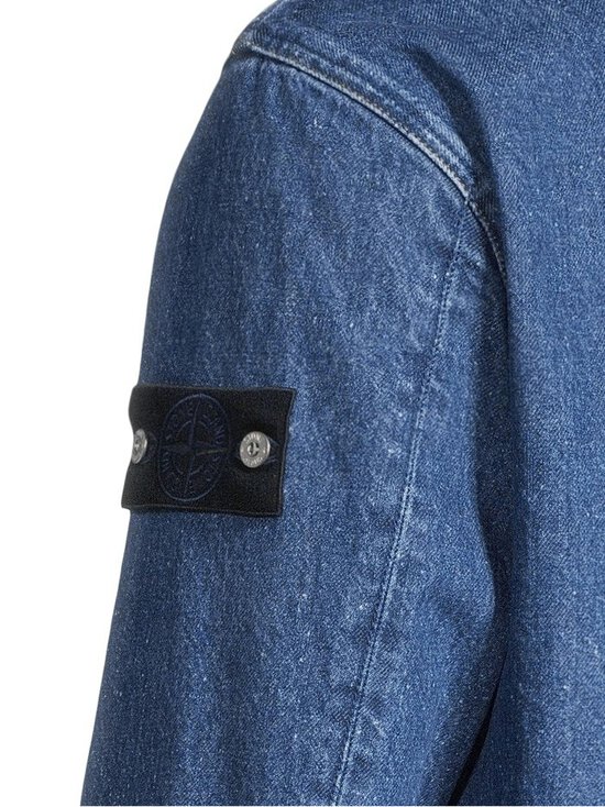 Stone Island - Biker-farkkutakki - VJ202 BLUE MEDIUM WASH | Stockmann - photo 7