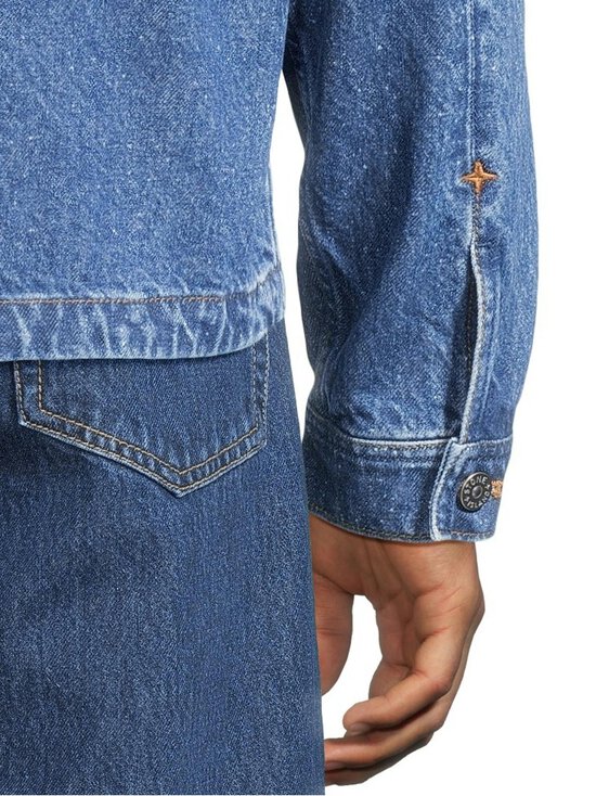 Stone Island - Biker-farkkutakki - VJ202 BLUE MEDIUM WASH | Stockmann - photo 8