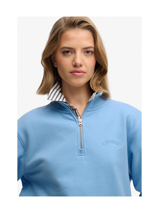 Superdry - Pool-lukuga pusa Essential Logo Half Zip - BYJ BLUEBELL | Stockmann - photo 4