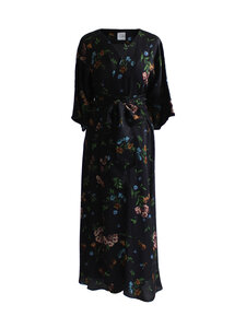 Lili Marleena - Hõlmikkleit Floral Midi - BLACK | Stockmann