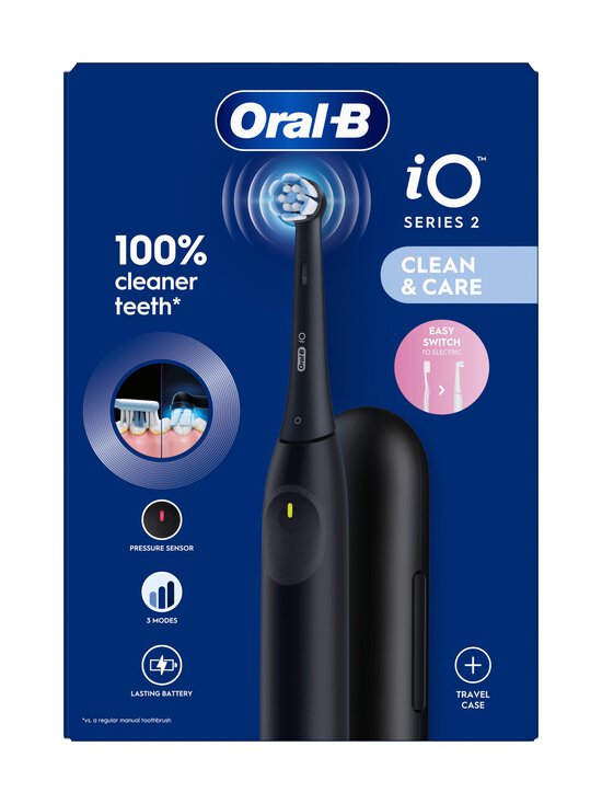 Oral-B - iO2-sähköhammasharja + matkakotelo - BLACK - photo 3 Oral-B - iO2-sähköhammasharja + matkakotelo - BLACK | Stockmann - photo 3