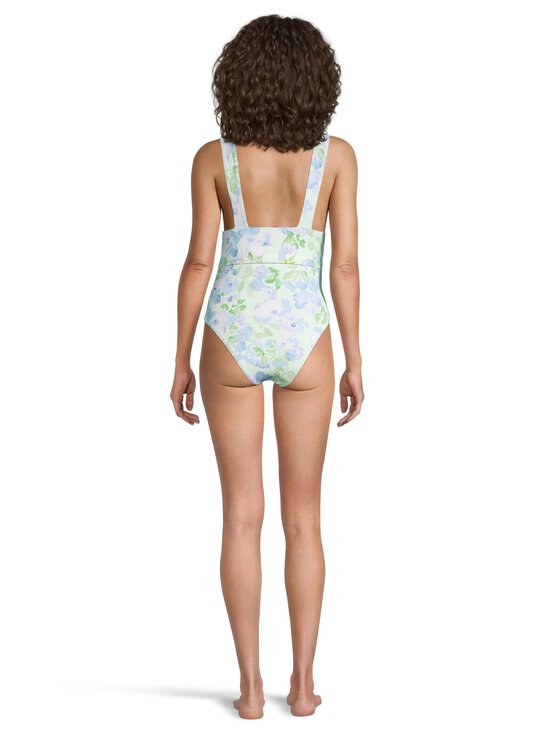 Malina - Alvina open back plunge -uimapuku - PASTEL FLORAL PISTACCIO | Stockmann - photo 3