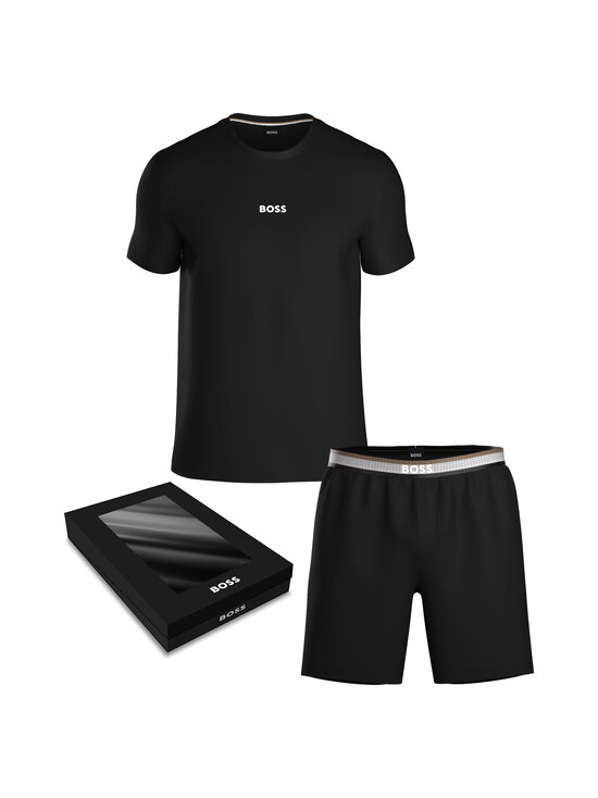 BOSS - Piqué Short pidžamas komplekts - BLACK | Stockmann - photo 1