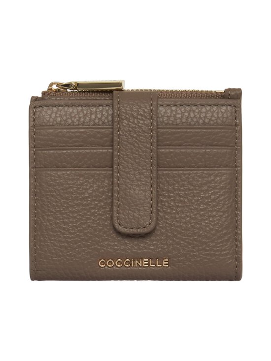 Coccinelle - Metallic Soft -nahkalompakko - N59 WARM TAUPE | Stockmann - photo 1