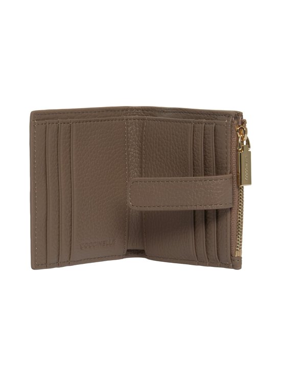 Coccinelle - Metallic Soft -nahkalompakko - N59 WARM TAUPE | Stockmann - photo 3