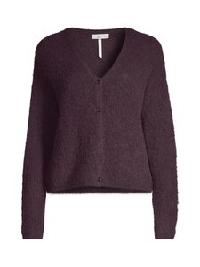 NOOM - Sade Mohair Blend -neuletakki - AUBERGINE | Stockmann