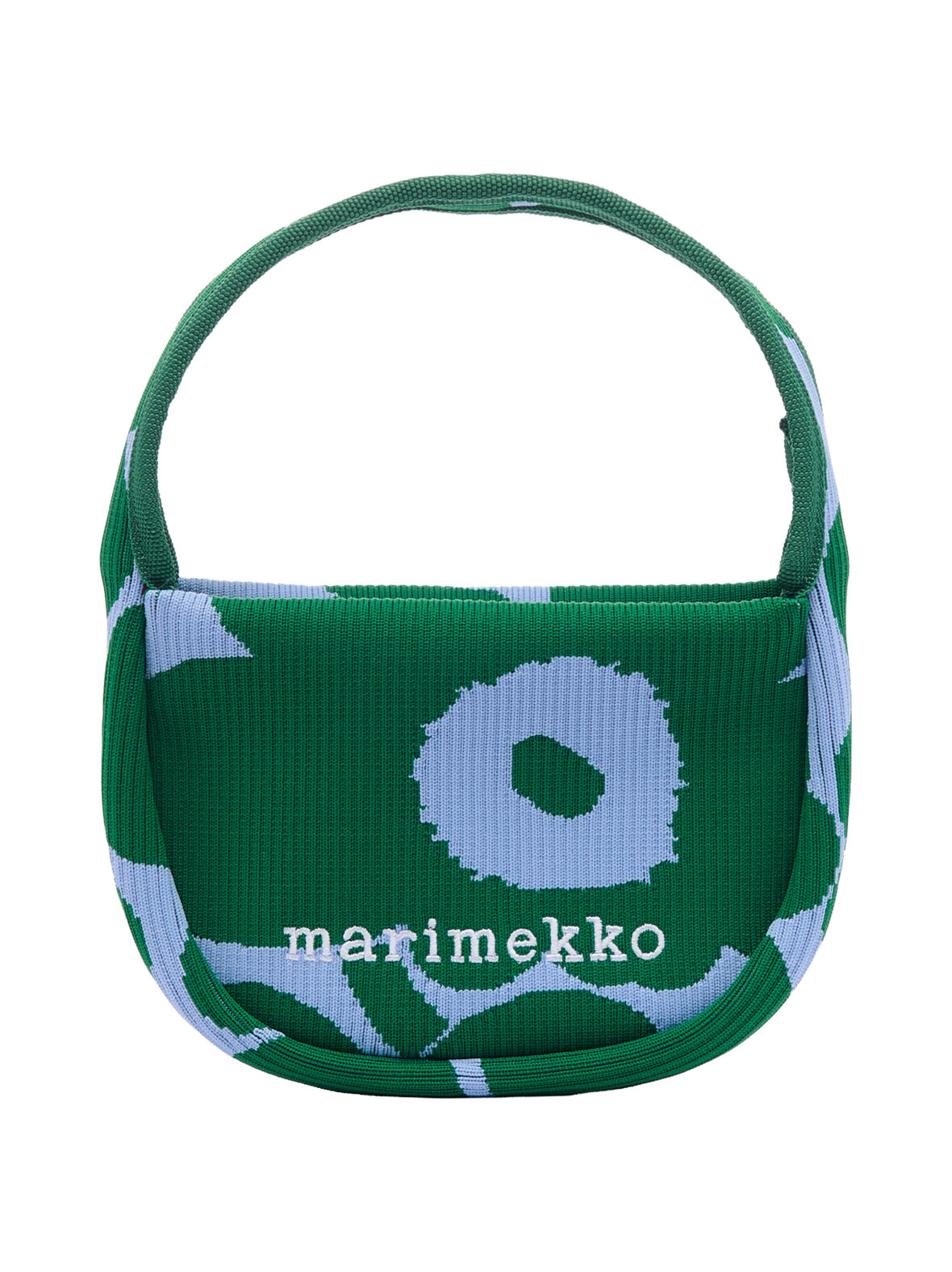 Knitted mini unikko -olkalaukku