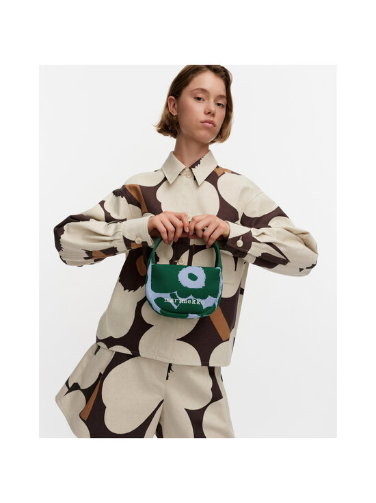 Marimekko - Õlakott Knitted Mini Unikko - 650 DARK GREEN, BLUE | Stockmann - photo 4