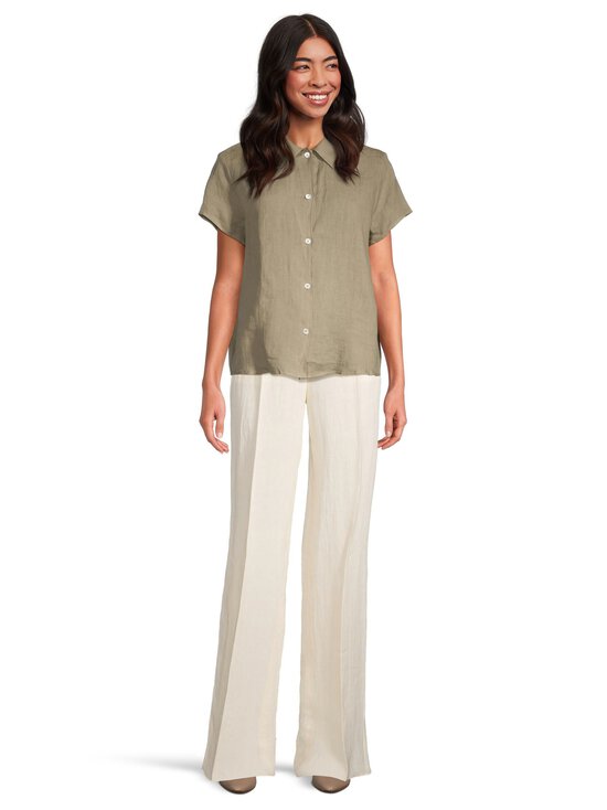 Max Mara Studio - Cordova-pellavahousut - 001 BEIGE | Stockmann - photo 3