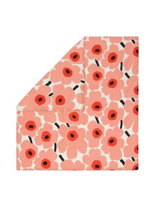 Marimekko - Unikko-pussilakana - 139 OFF WHITE,CORAL,O.RED,CHARCOAL | Stockmann