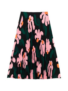 Marimekko - Pii Kukkahattu -hame - 936 BLACK, LIGHT PINK, DARK GREEN | Stockmann
