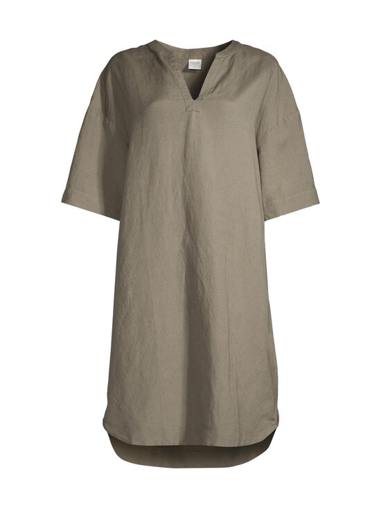 NOOM - Teresa- pellavasekoitteinen tunikamekko - KHAKI GREEN | Stockmann - photo 1