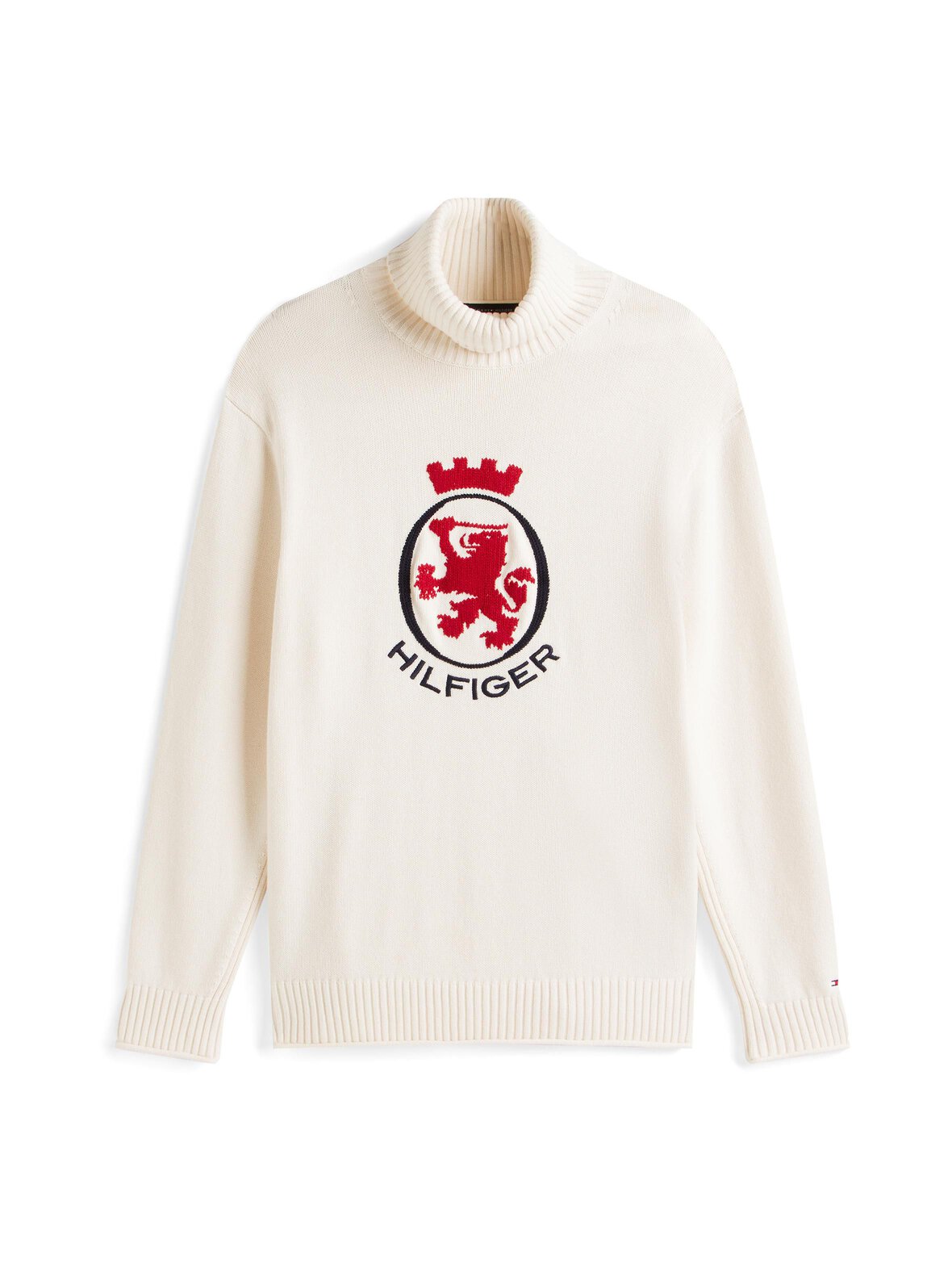 Graphic Roll Neck -neule