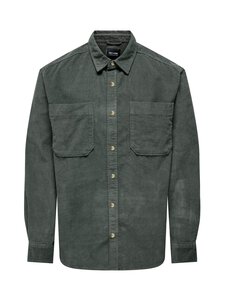 Only & Sons - OnsAlp Relaxed -vakosamettipaita - CASTOR GRAY | Stockmann