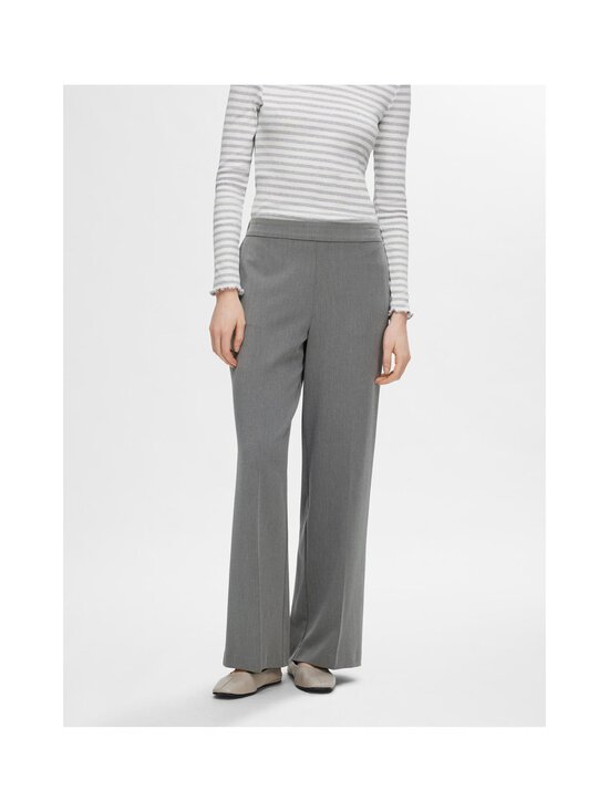 Selected - SlfEmma-Tara platu staru bikses - MEDIUM GREY MELANGE | Stockmann - photo 4