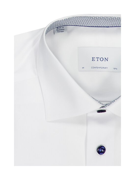 Eton - Contemporary Fit Geometric -kauluspaita - 00 WHITE | Stockmann - photo 2