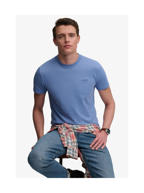 Superdry - T-särk Essential Stacked Logo Embroidery - O5Y COLONY BLUE/MID BLUE | Stockmann - photo 3