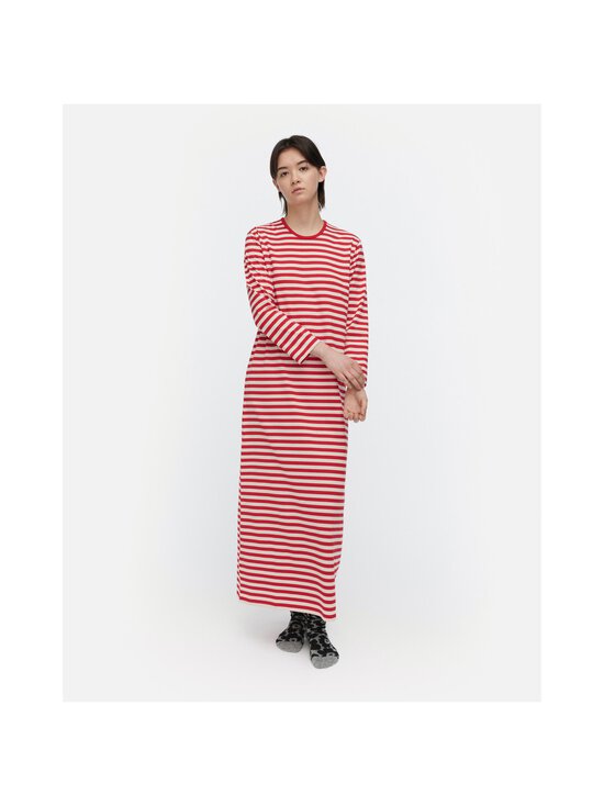 Marimekko - Katju Tasaraita naktskrekls - 899 RED, OFF WHITE - photo 2 Marimekko - Katju Tasaraita naktskrekls - 899 RED, OFF WHITE | Stockmann - photo 2