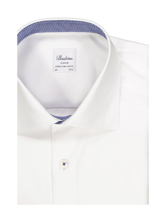 Stenströms - Slimline Cuff Contrast -kauluspaita, erikoispitkät hihat - WHITE | Stockmann - photo 2