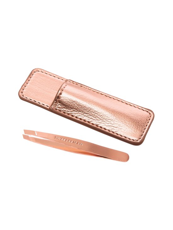 Tweezerman - Mini Slant Tweezer with Puch -pinsetit - ROSE GOLD | Stockmann - photo 1