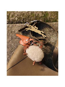 Longchamp - Le Pliage Xtra Shearling Key Ring -asuste - 037 ECRU Longchamp - Le Pliage Xtra Shearling Key Ring -asuste - 037 ECRU | Stockmann