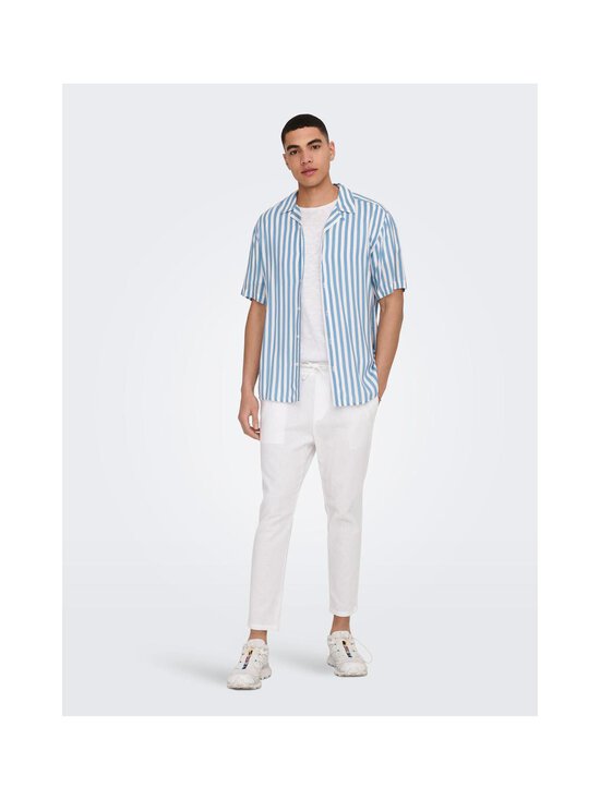 Only & Sons - Linasegust püksid OnsLinus Tapered - BRIGHT WHITE | Stockmann - photo 3