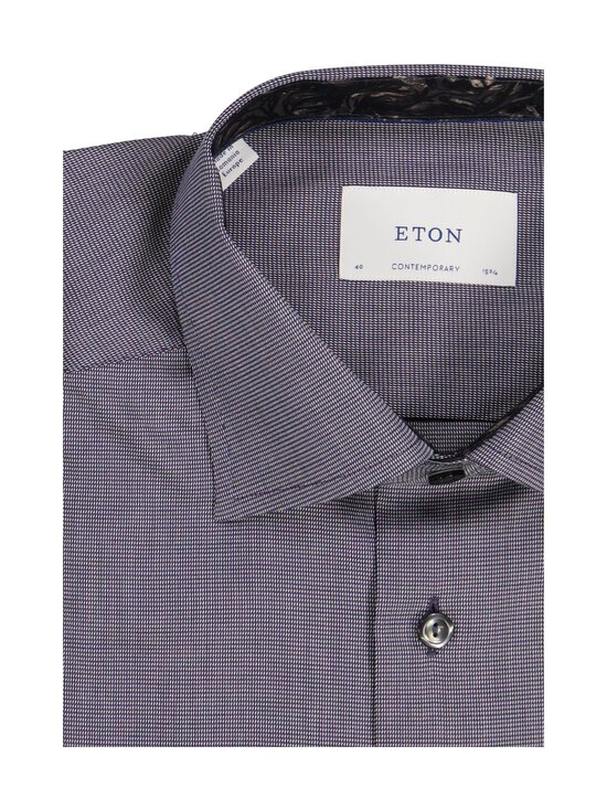 Eton - Contemporary Fit Floral Effect krekls ar apkakli - 28 NAVY | Stockmann - photo 2