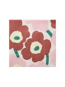 Marimekko - Pabersalvrätikud Unikko, 20 tk - RUST | Stockmann