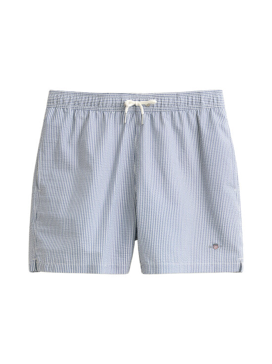 GANT - Striped Seersucker -uimashortsit - 442 VINTAGE BLUE | Stockmann - photo 1