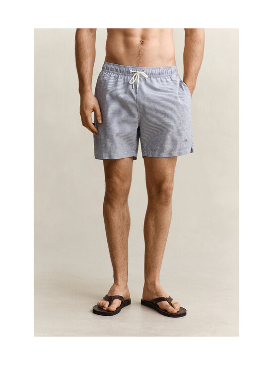 GANT - Striped Seersucker -uimashortsit - 442 VINTAGE BLUE | Stockmann - photo 3