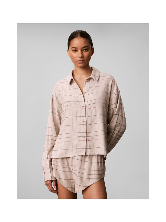 Calvin Klein Underwear - Flannel-pyjamapaita - 4IW 21637 SOPHIE PLAID+JASPER HEATHER | Stockmann - photo 2