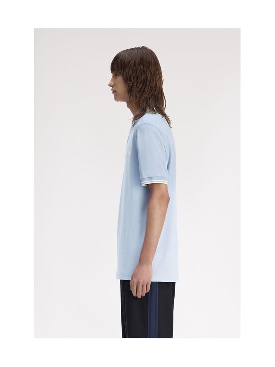 Fred Perry - Twin Tipped Slim -pikeepaita - 51A LIGHT SMOKE / ECRU / ECRU | Stockmann - photo 4