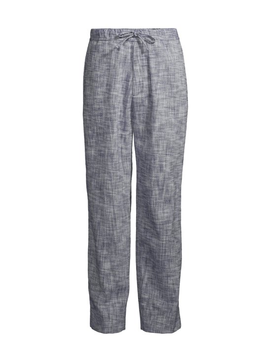 Officine Générale - Nilson Light Slub -housut - NAVYINK/WHITE | Stockmann - photo 1