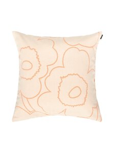 Marimekko - Piirto Unikko -tyynynpäällinen - 120 OFF WHITE, PEACH | Stockmann
