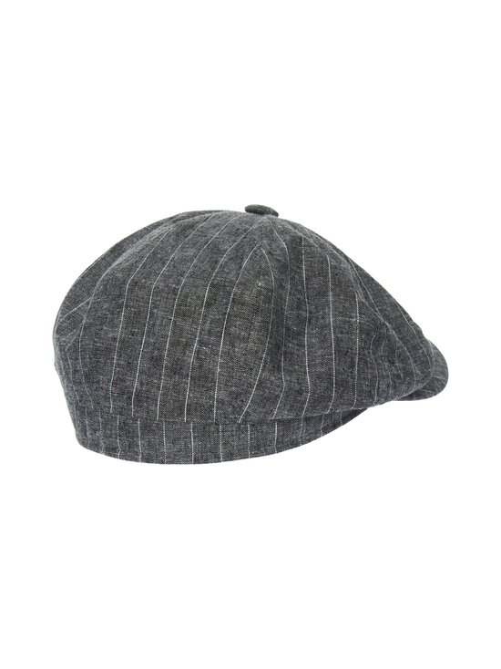 CONSTRUE - Marlo Striped Flat Cap -lakki - N2 GREY | Stockmann - photo 2