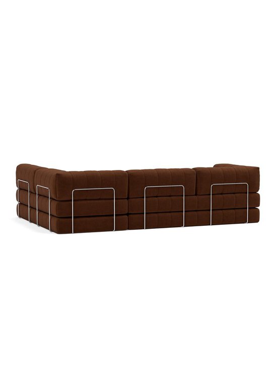 Innovation Living - CozyPad-vuodesohva Taura-kangas 359 cappuccino 312 x 208 cm / käsinojilla - BROWN | Stockmann - photo 4