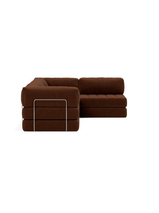 Innovation Living - CozyPad-vuodesohva Taura-kangas 359 cappuccino 312 x 208 cm / käsinojilla - BROWN | Stockmann - photo 2