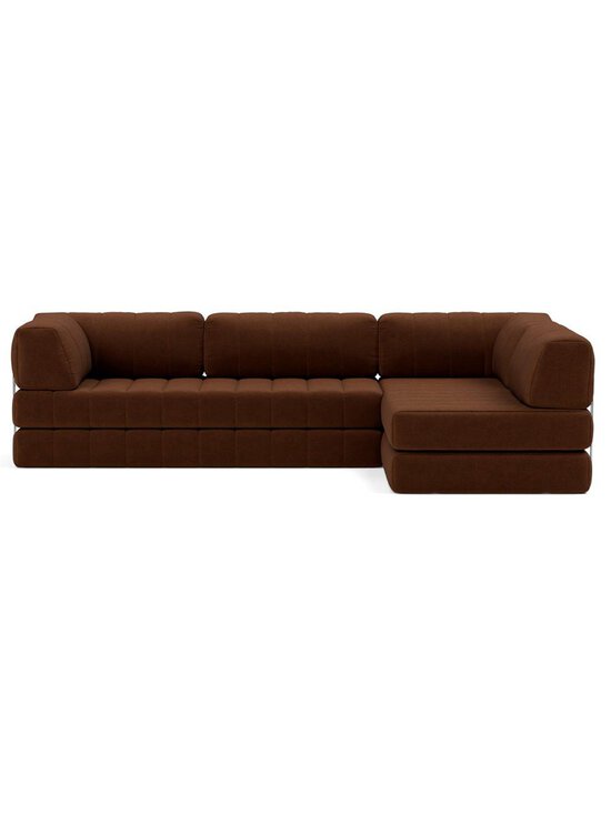 Innovation Living - CozyPad-vuodesohva Taura-kangas 359 cappuccino 312 x 208 cm / käsinojilla - BROWN | Stockmann - photo 3
