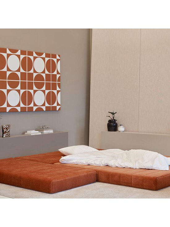 Innovation Living - CozyPad-vuodesohva Taura-kangas 359 cappuccino 312 x 208 cm / käsinojilla - BROWN | Stockmann - photo 12
